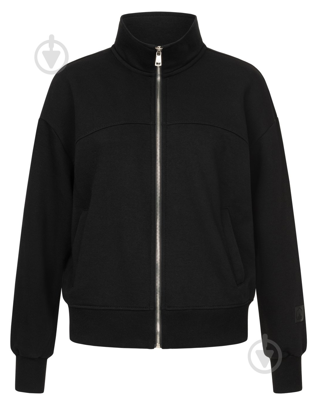Джемпер BAVOVNA ESS FZ TRACK JKT FT BVNW111-010 р.S чорний - фото 1