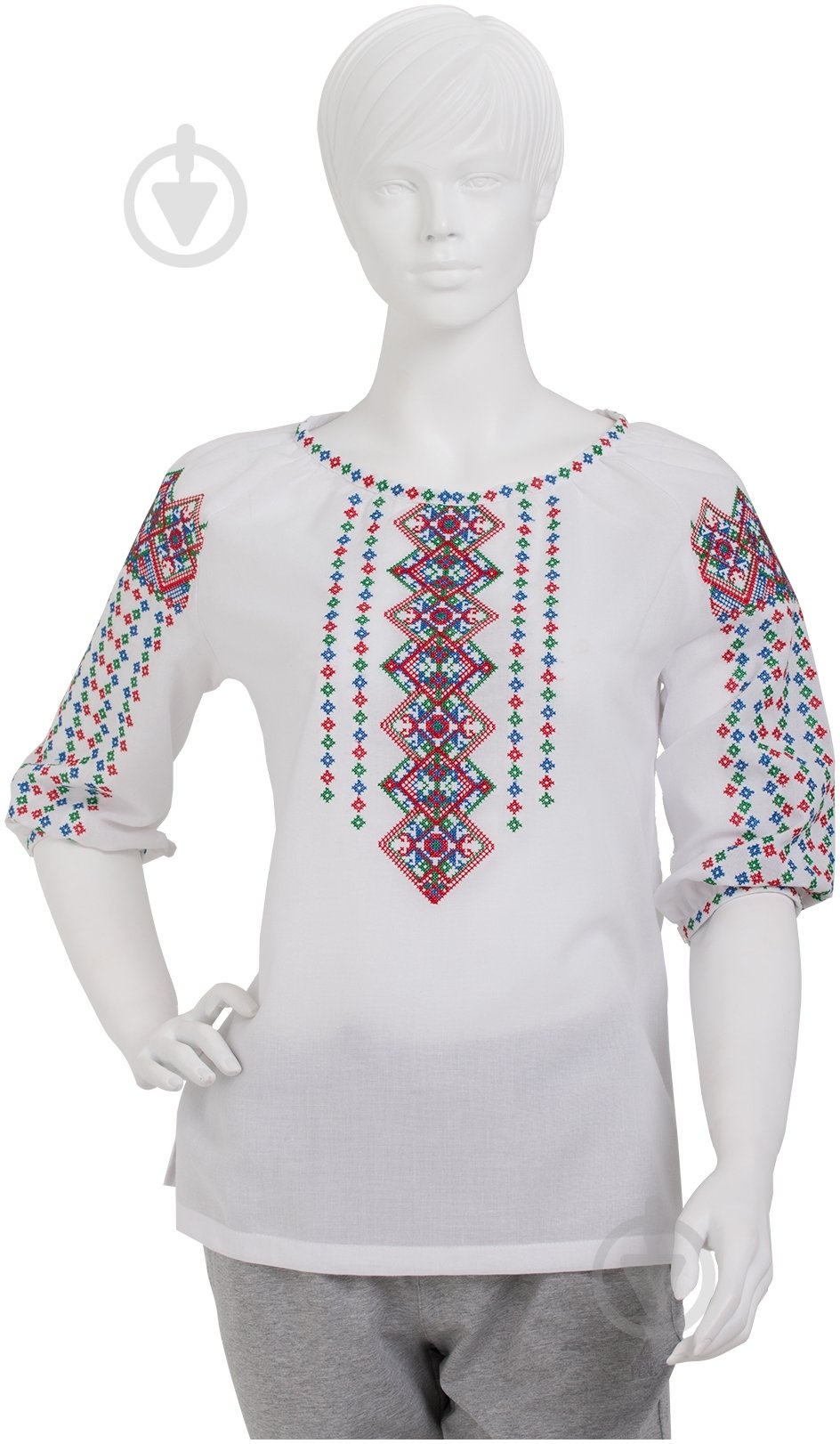 Вышиванка Эдельвика р. 50 белый 838-14/09 - фото 1