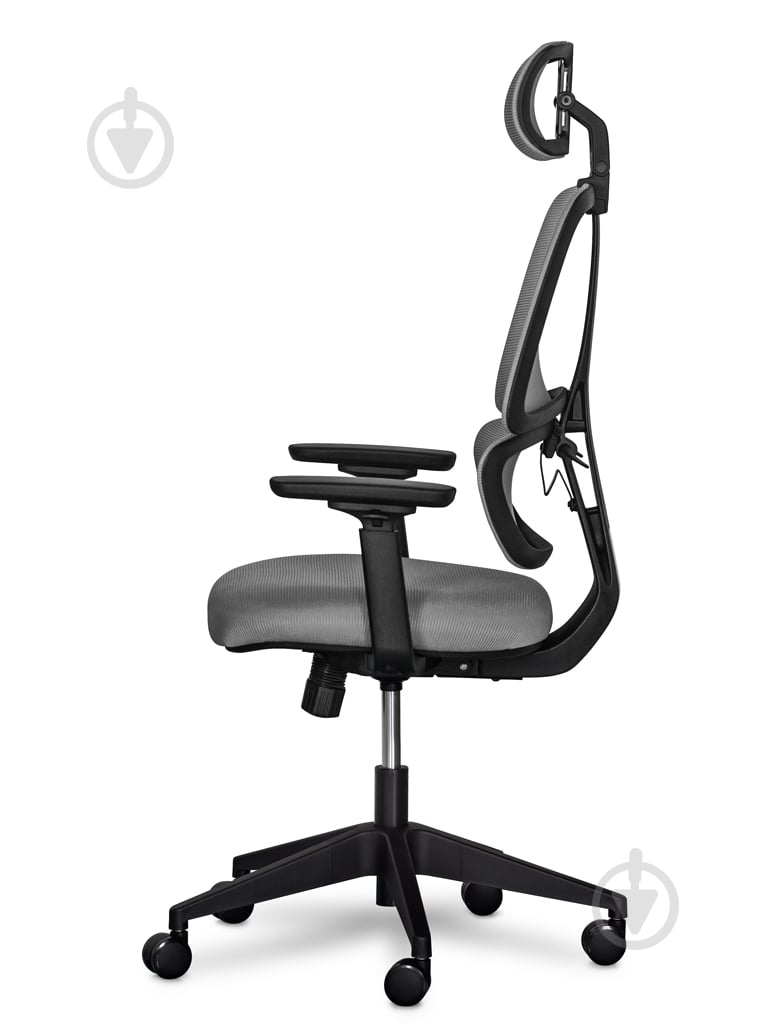 Крісло Mealux Leo Air Dark Grey (Y-543 KBG) сірий - фото 10 Крісло Mealux Leo Air Dark Grey (Y-543 KBG) сірий - фото 10