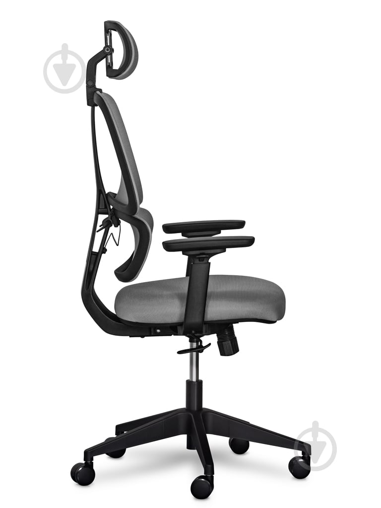 Крісло Mealux Leo Air Dark Grey (Y-543 KBG) сірий - фото 8 Крісло Mealux Leo Air Dark Grey (Y-543 KBG) сірий - фото 8