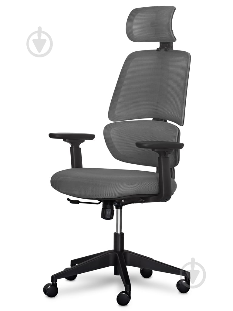 Крісло Mealux Leo Air Dark Grey (Y-543 KBG) сірий - фото 6 Крісло Mealux Leo Air Dark Grey (Y-543 KBG) сірий - фото 6