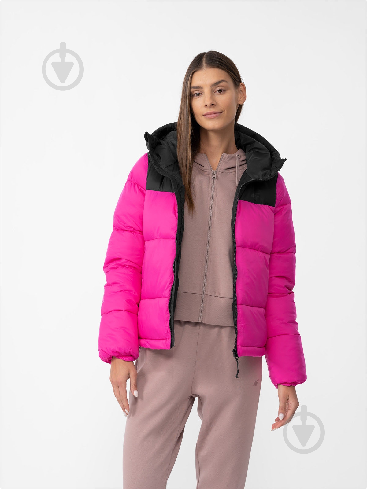 Пуховик женский 4F DOWN JACKET F230 4FAW23TDJAF230-55S р.S розовый - фото 1 Пуховик женский 4F DOWN JACKET F230 4FAW23TDJAF230-55S р.S розовый - фото 1