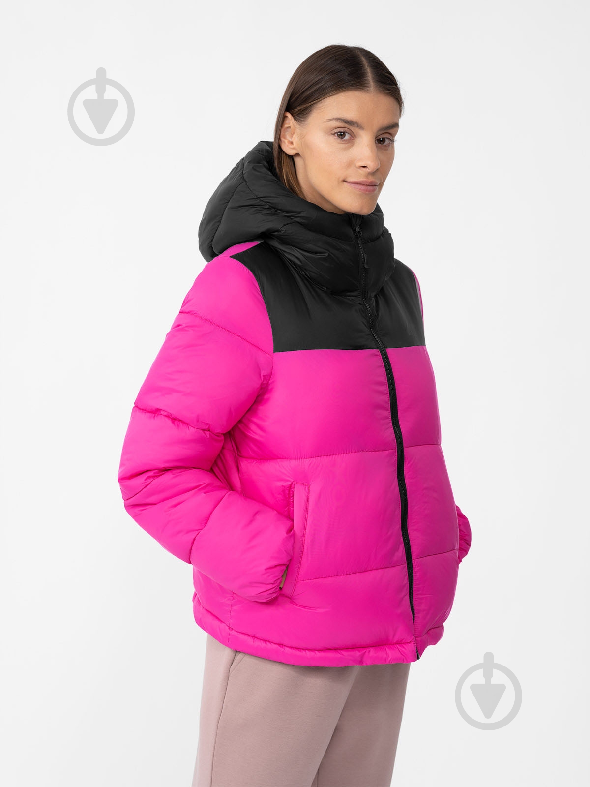 Пуховик жіночий 4F DOWN JACKET F230 4FAW23TDJAF230-55S р.L рожевий - фото 2 Пуховик жіночий 4F DOWN JACKET F230 4FAW23TDJAF230-55S р.L рожевий - фото 2