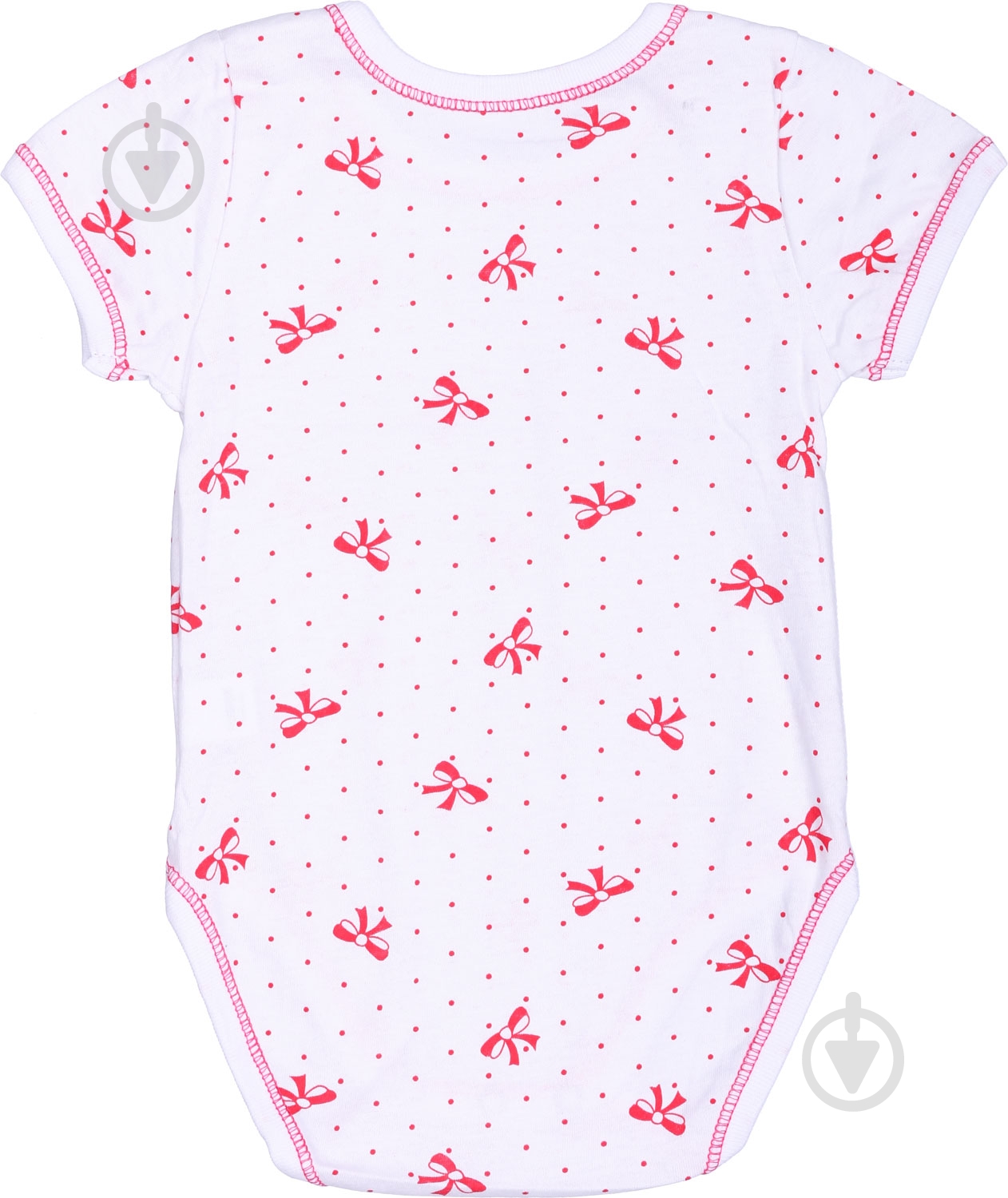 Боди для девочки Фламинго 48 159-127 р.68 белый с рисунком - фото 2