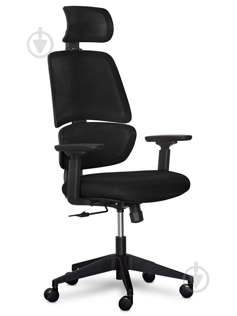 Кресло Mealux Leo Air Black (Y-543 KB) черный - фото 1 Кресло Mealux Leo Air Black (Y-543 KB) черный - фото 1