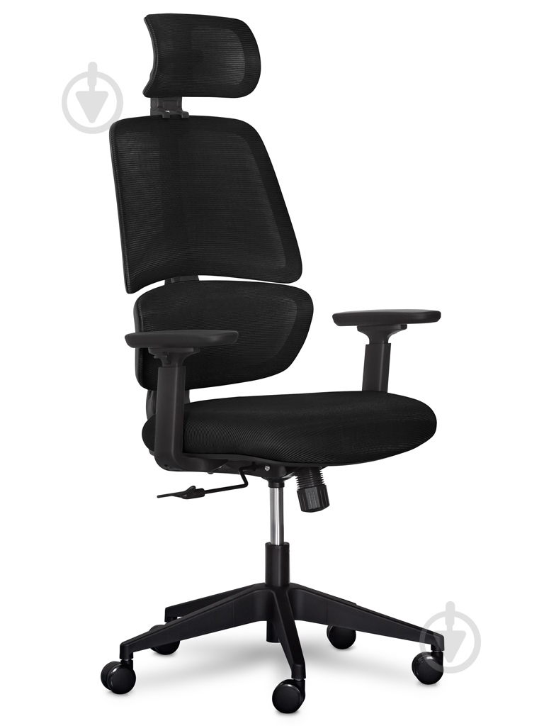 Кресло Mealux Leo Air Black (Y-543 KB) черный - фото 4 Кресло Mealux Leo Air Black (Y-543 KB) черный - фото 4