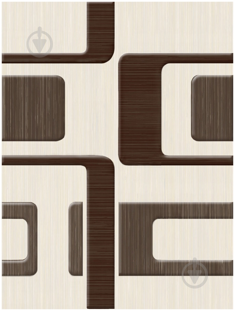 Декор Golden Tile Velvet beige Л61311 25x33 см - фото 1