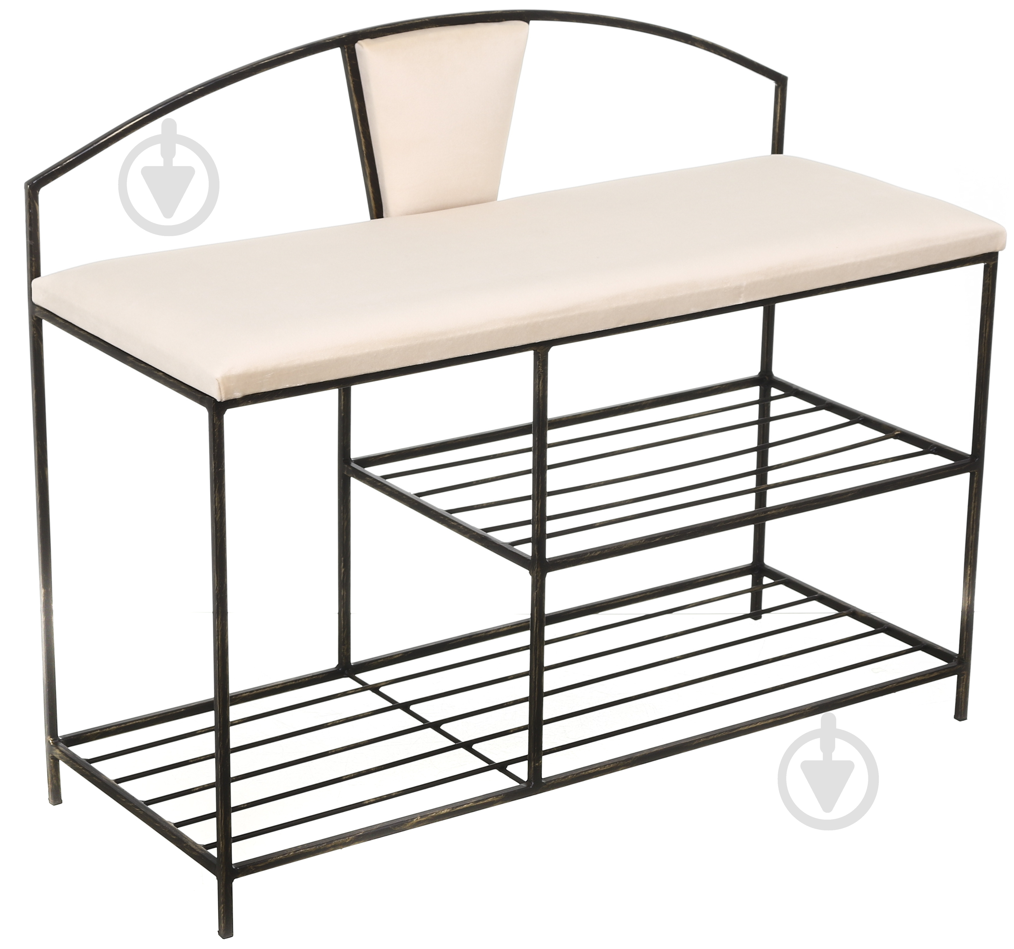 Пуф Нардин 800х320х650 мм бежевый - фото 1 Пуф Нардин 800х320х650 мм бежевый - фото 1