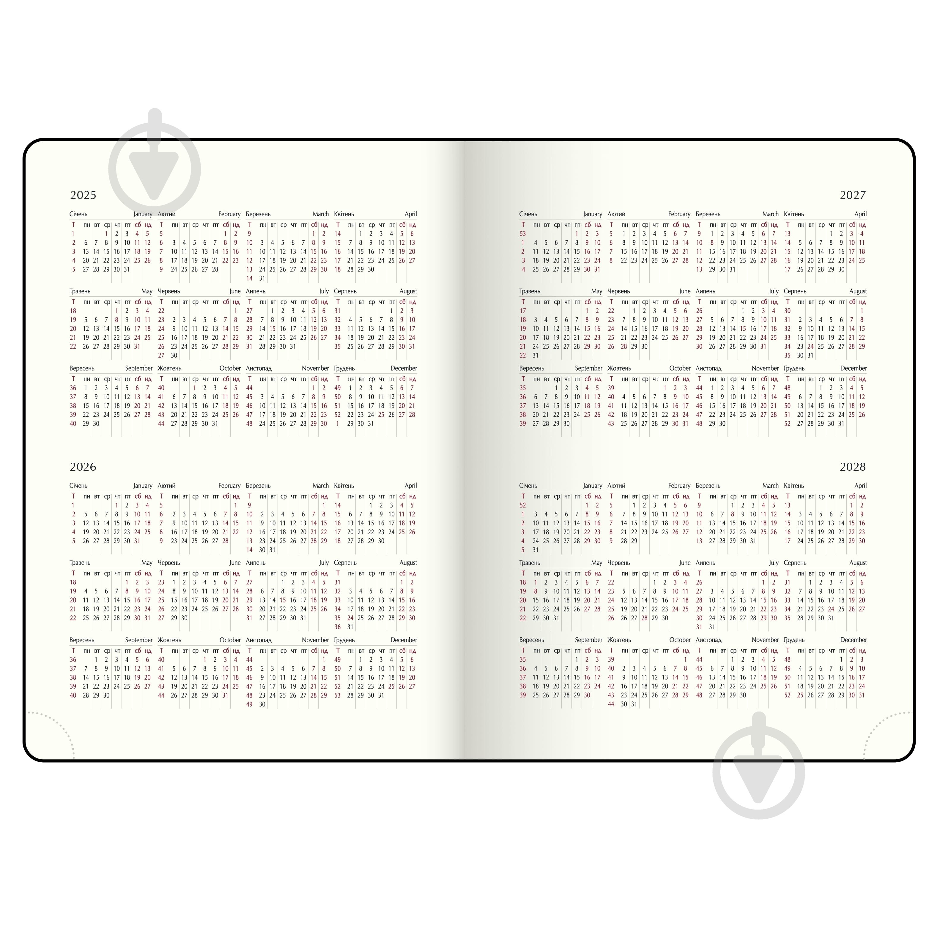 Дневник датированный Neon A5 Buromax A5 2026 BM.21153-08 черный с желтым - фото 14