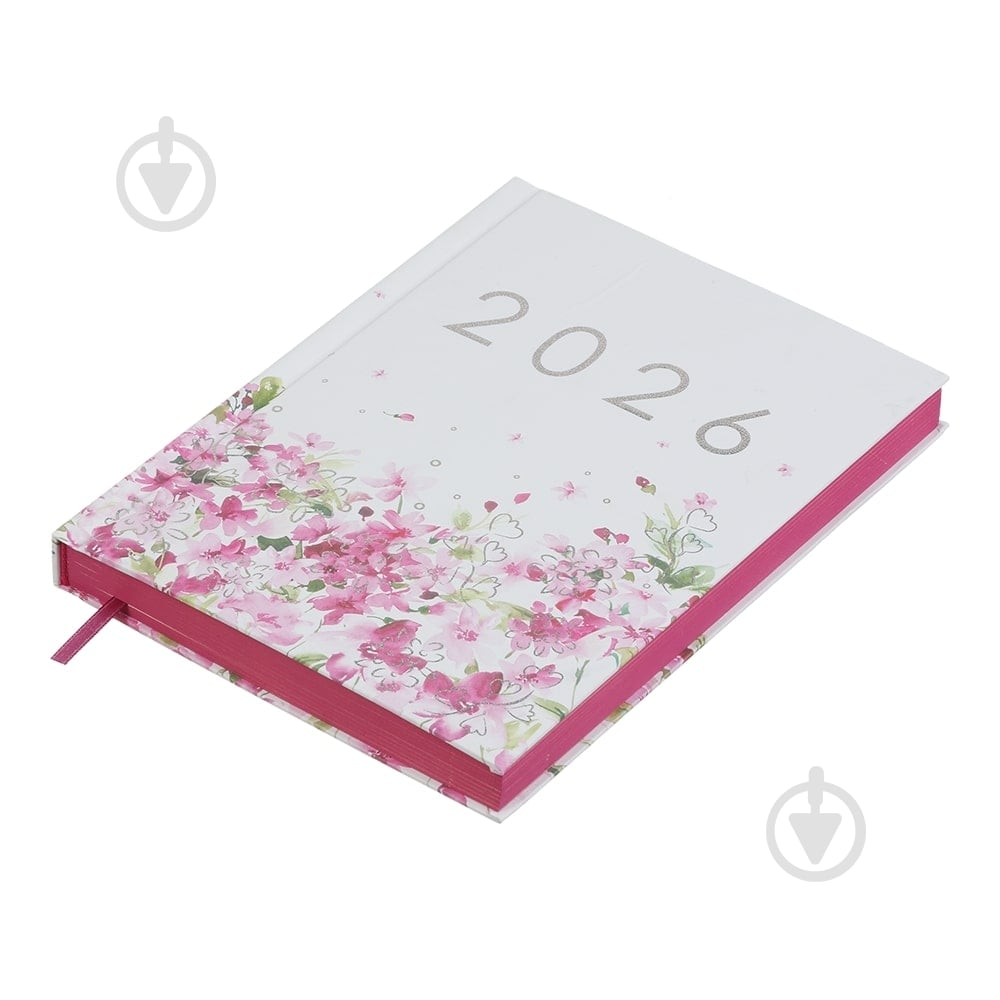 Щоденник датований поліграфічний MELODY Buromax A5 2026 BM.21163-12 білий із малюнком - фото 4