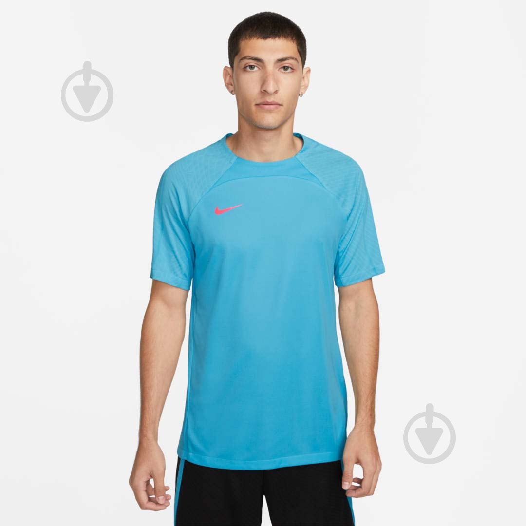 Футболка Nike DF STRK TOP SS DV9237-416 р.S голубой - фото 1