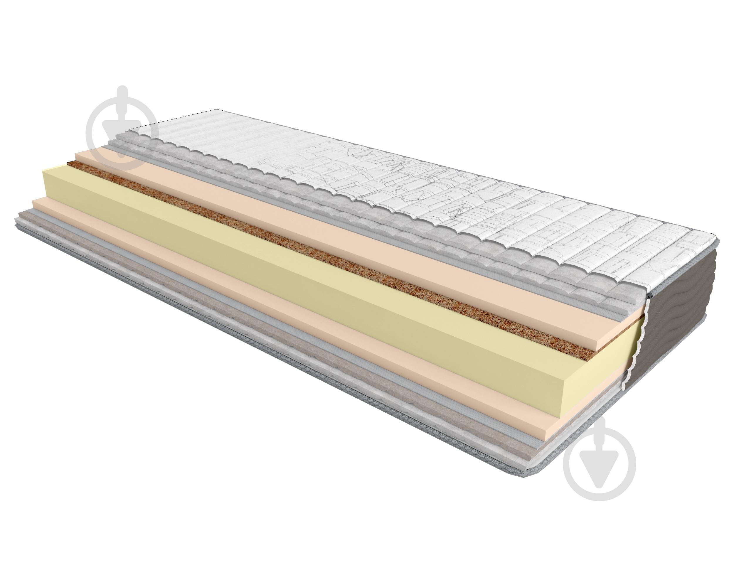 Матрас скрученный Multi Roll New ЕММ 80x200 см - фото 1