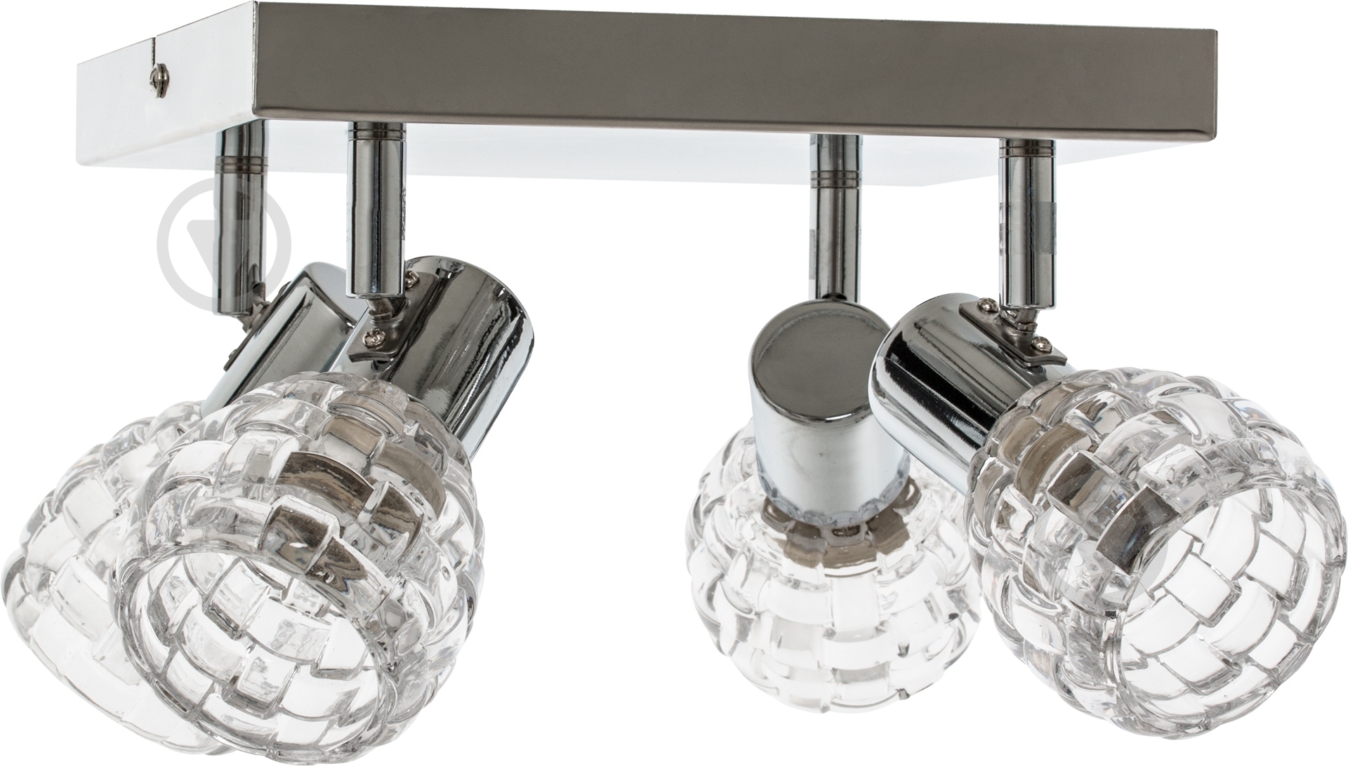 Спот Globo 4x40 Вт E14 хром 5435-4 - фото 1