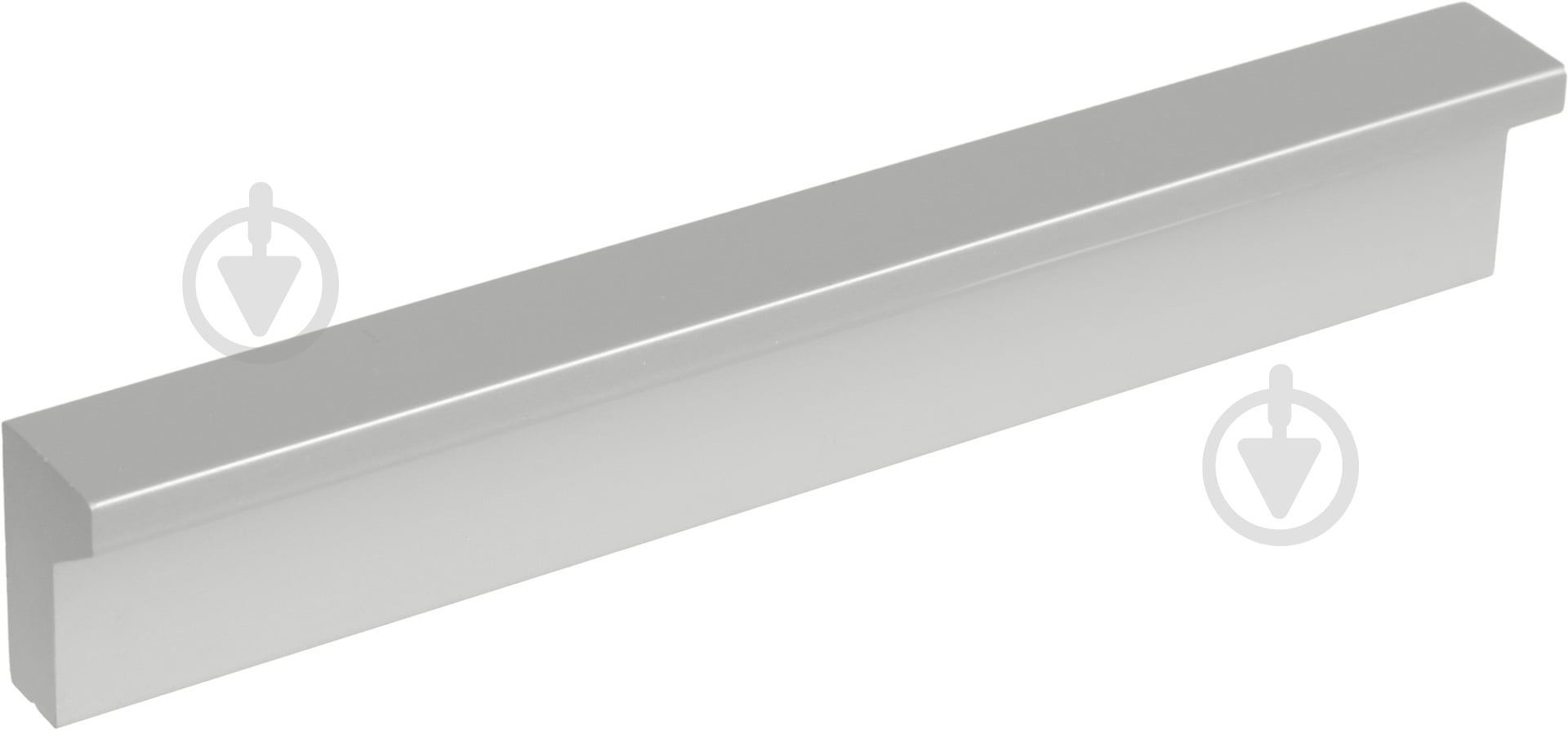 Мебельная ручка накладная DC DU 02AL 96 мм алюминий - фото 1