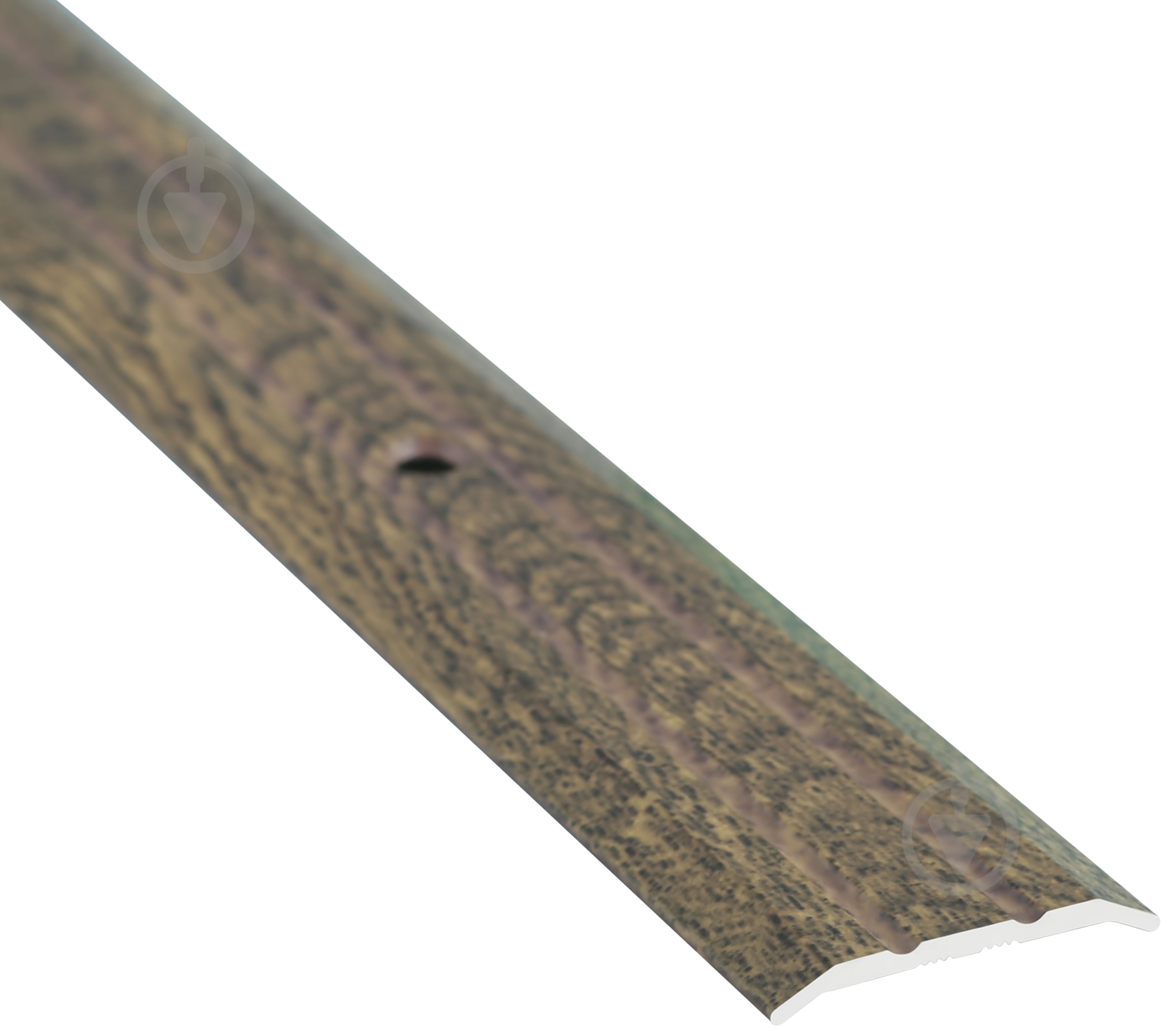 Порожек алюминиевый рифленый Braz Line 25х2700 мм дуб рустикал BLB-5104-80-0650-З.27 - фото 1