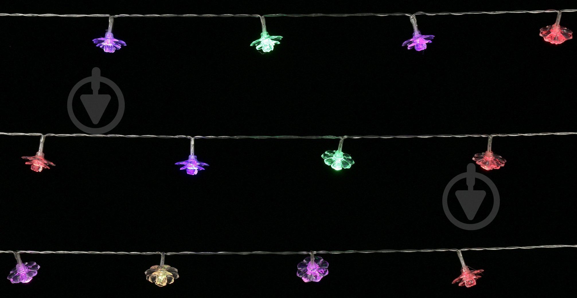 Электрогирлянда линейная Девилон разноцветная 651887 встроенный светодиод (LED) 20 ламп 3 м - фото 4