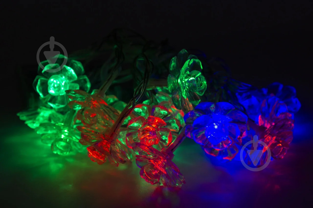 Электрогирлянда линейная Девилон разноцветная 651887 встроенный светодиод (LED) 20 ламп 3 м - фото 6