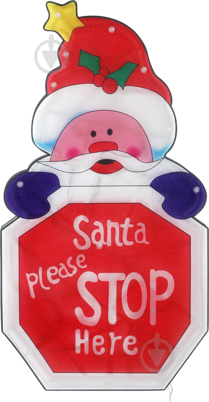 Декорация светодиодная Девилон Санта 45 см 20 ламп (650514) - фото 1