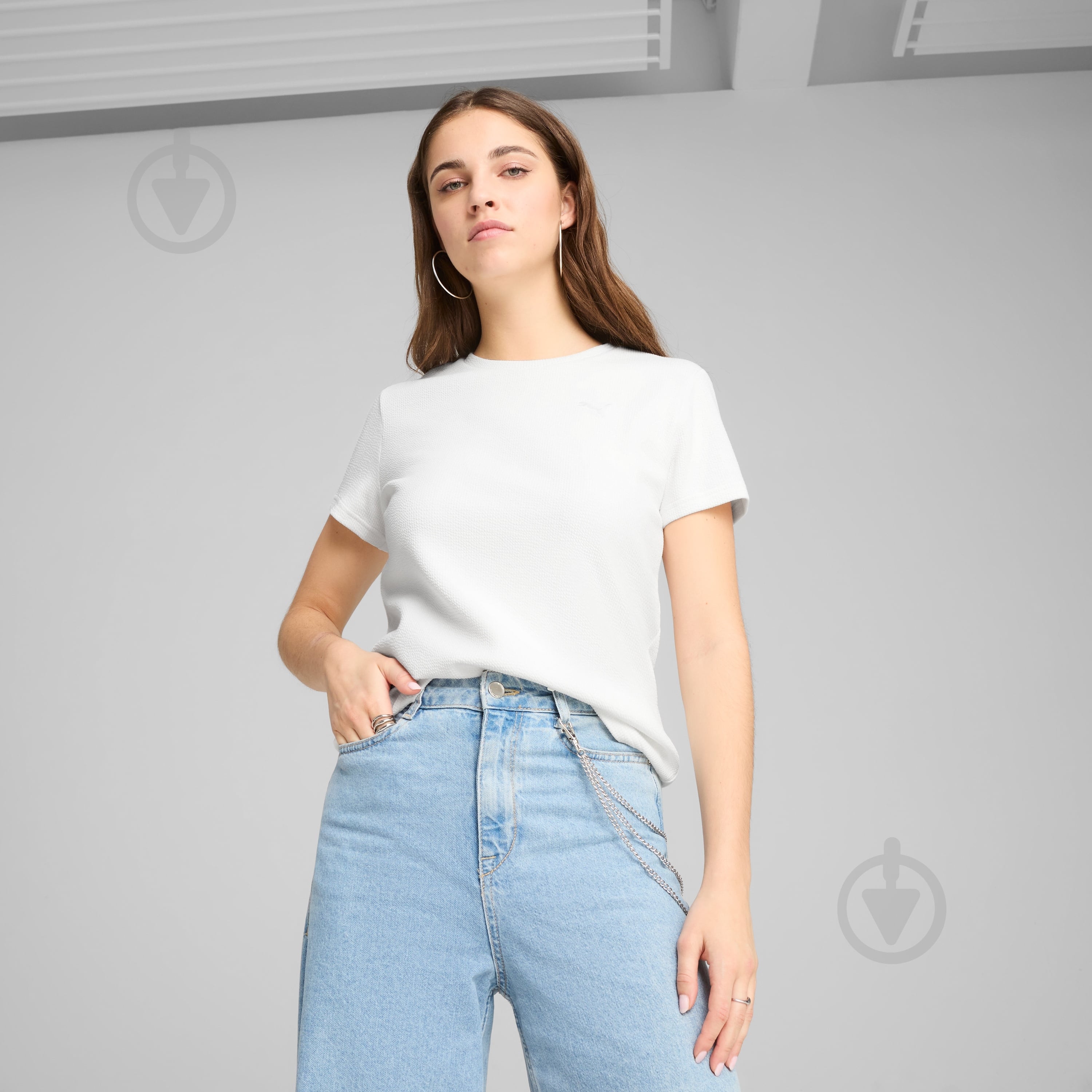 Футболка Puma HER TEE 68505302 р.S білий - фото 3