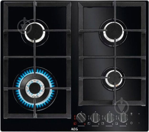 Варильна поверхня газова AEG HKR64540NB - фото 1 Варильна поверхня газова AEG HKR64540NB - фото 1