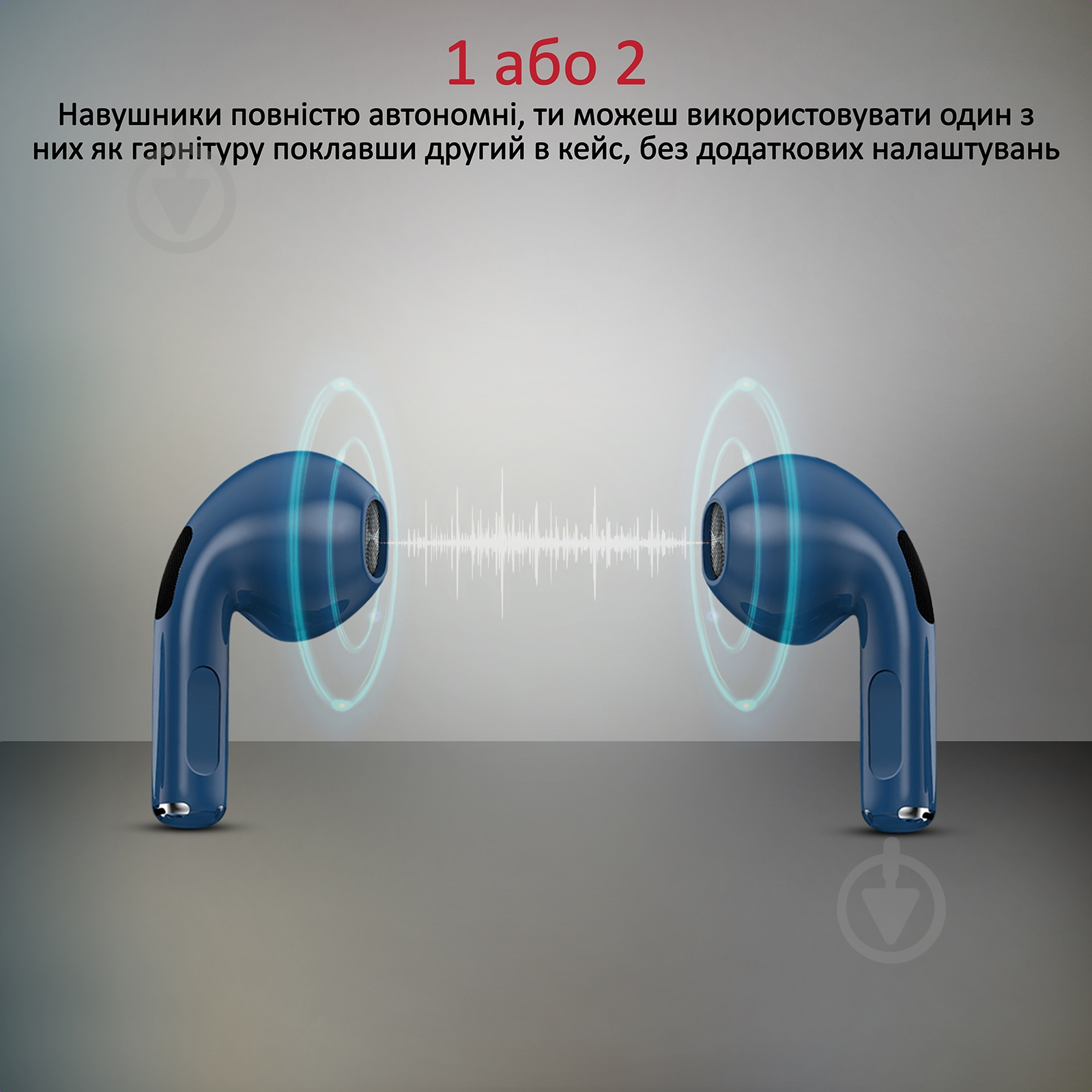 Наушники Promate Charisma-2 Bluetooth 5 blue (charisma-2.blue) - фото 6 Наушники Promate Charisma-2 Bluetooth 5 blue (charisma-2.blue) - фото 6