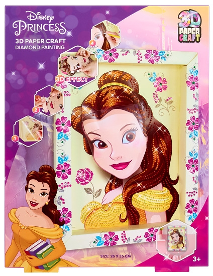 Арт-мозаика Disney Princess 3D в рамке D24333V - фото 1