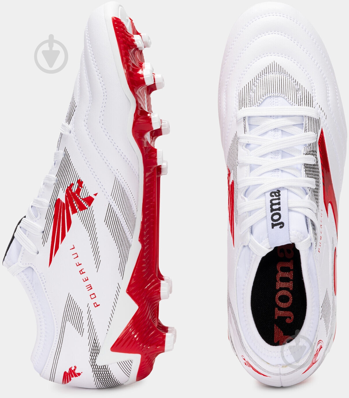 Бутсы Joma Powerful FG POWS2502FG р.42,5 белый - фото 4 Бутсы Joma Powerful FG POWS2502FG р.42,5 белый - фото 4