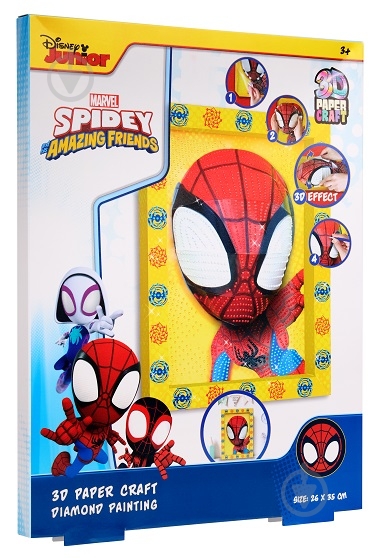 Арт-мозаика Disney Spidey 3D в рамке SP24333 - фото 2 Арт-мозаика Disney Spidey 3D в рамке SP24333 - фото 2