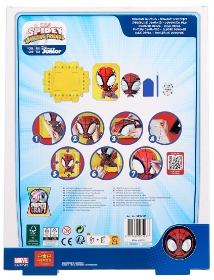 Арт-мозаика Disney Spidey 3D в рамке SP24333 - фото 3 Арт-мозаика Disney Spidey 3D в рамке SP24333 - фото 3