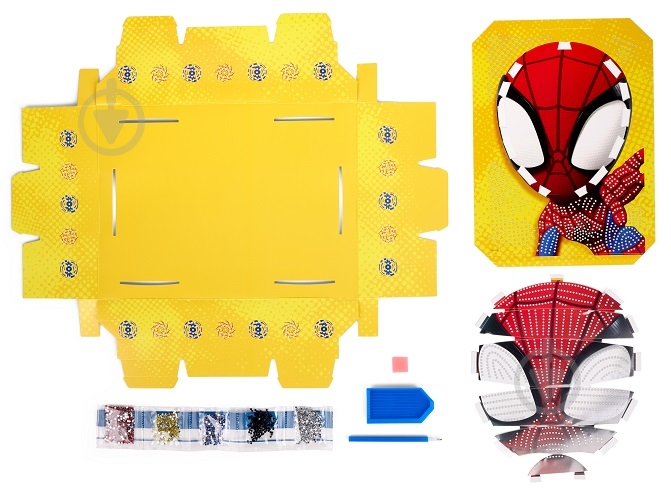 Арт-мозаика Disney Spidey 3D в рамке SP24333 - фото 4 Арт-мозаика Disney Spidey 3D в рамке SP24333 - фото 4