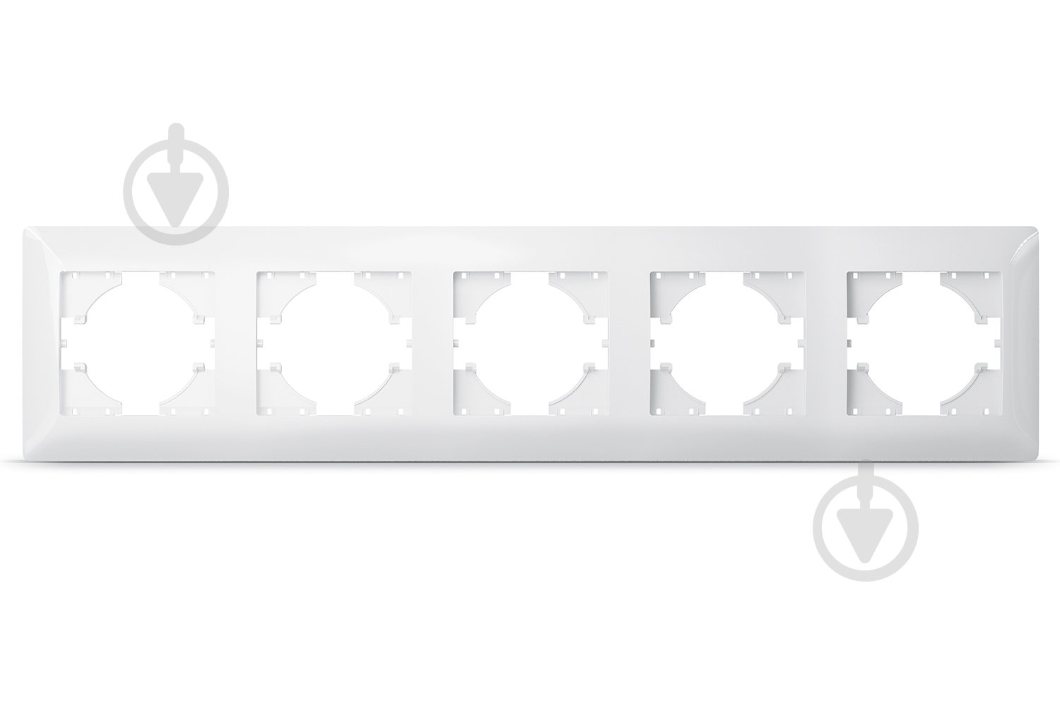 Рамка Videx Binera горизонтальна білий TF-ST-FR5H-W - фото 1 Рамка Videx Binera горизонтальна білий TF-ST-FR5H-W - фото 1