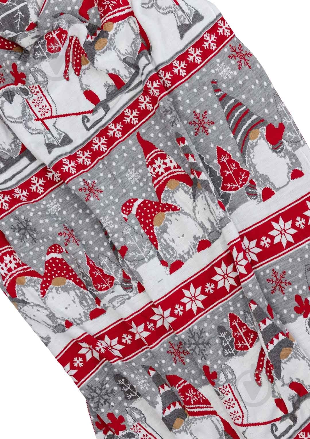 Плед Веселые гномы серый 130x170 см Прованс - фото 4