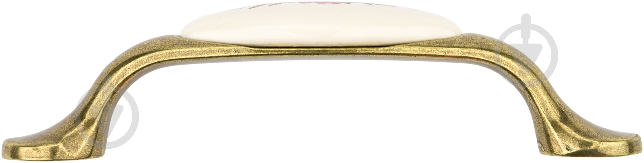 Мебельная ручка скоба DC DP 196 AB/MLK роза 96 мм античная бронза - фото 2