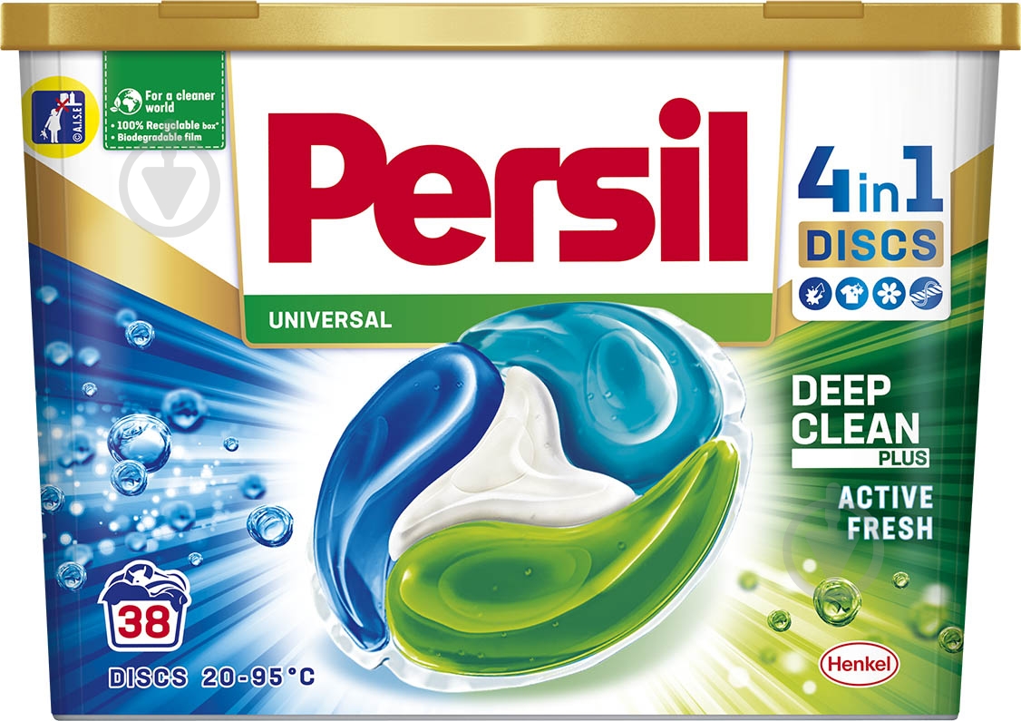 Капсули для машинного прання Persil Discs Universal Deep Clean 38 шт. - фото 2