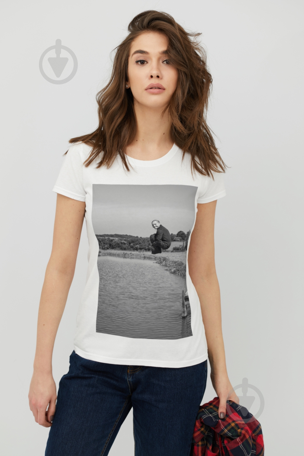 Футболка YAPPI WW1504 р.M белый - фото 1