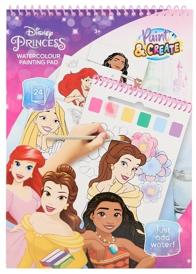Раскраска водная «Disney Princess 24 листа» - фото 1