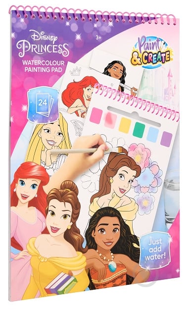 Раскраска водная «Disney Princess 24 листа» - фото 2