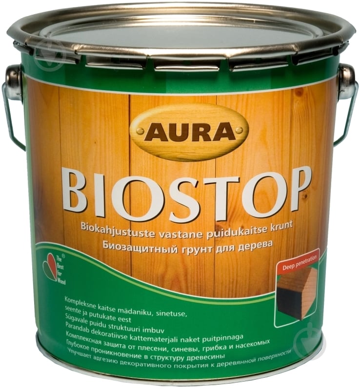 Грунт Aura® Biostop не создает пленку 2,7 л - фото 1 Грунт Aura® Biostop не создает пленку 2,7 л - фото 1