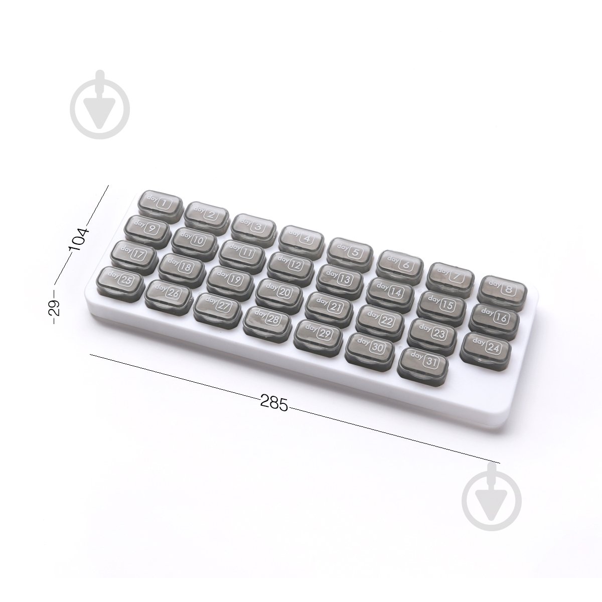 Таблетница MVM PC-24 WHITE/GRAY - фото 5