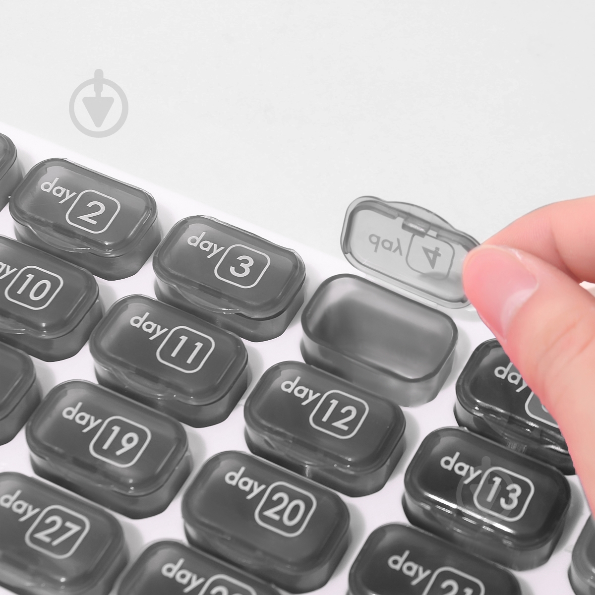 Таблетница MVM PC-24 WHITE/GRAY - фото 4