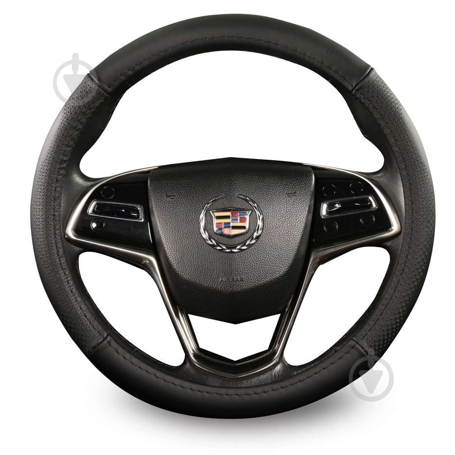 Чехол на руль Auto Assistance GL2009 M (37-39 см) черный - фото 1 Чехол на руль Auto Assistance GL2009 M (37-39 см) черный - фото 1