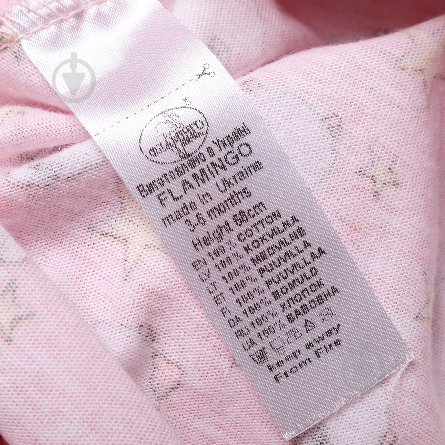 Комбинезон для девочки Фламинго р.68 розовый - фото 5