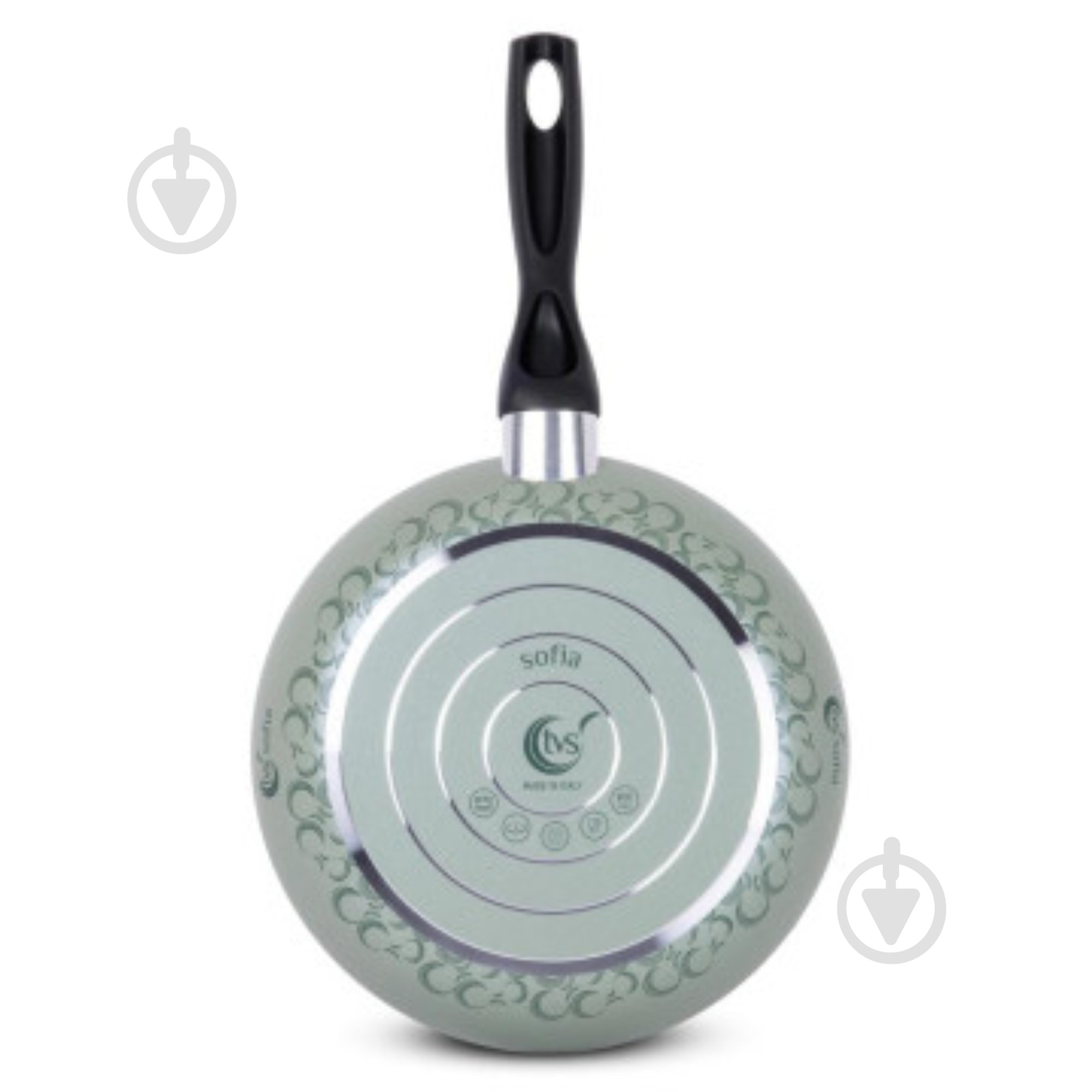 Сковорода TVS Sofia 20 см, зеленая - фото 2