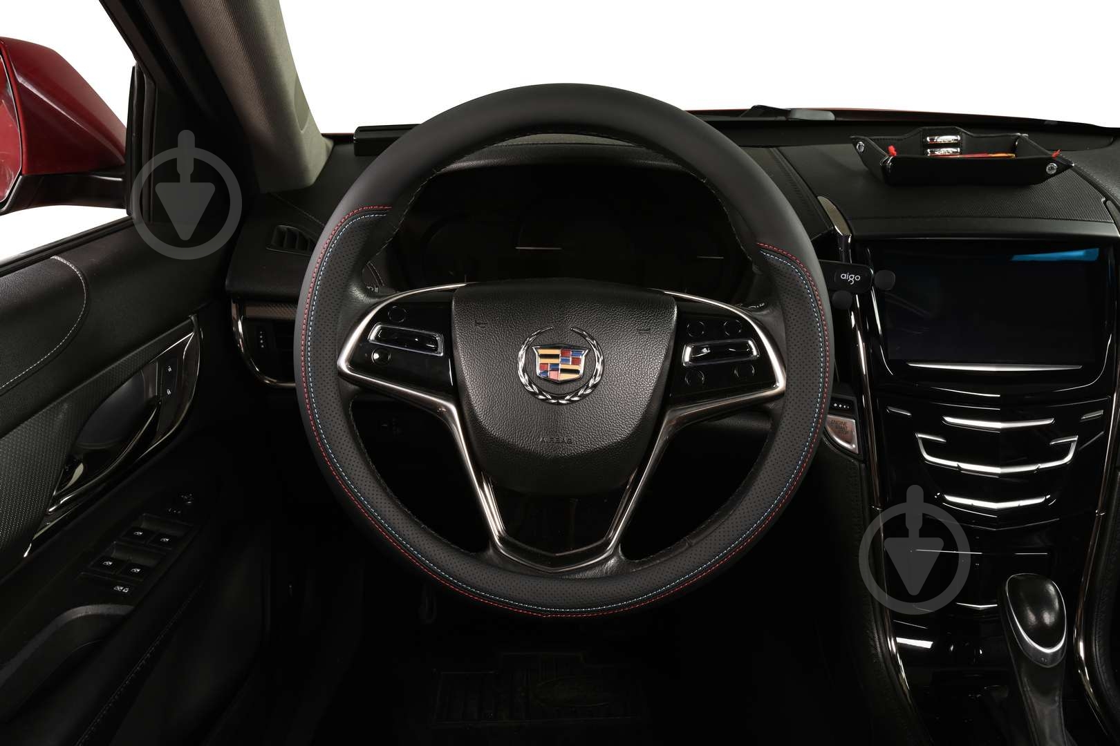 Чехол на руль Auto Assistance GP2111 M (37-39 см) черный - фото 3 Чехол на руль Auto Assistance GP2111 M (37-39 см) черный - фото 3