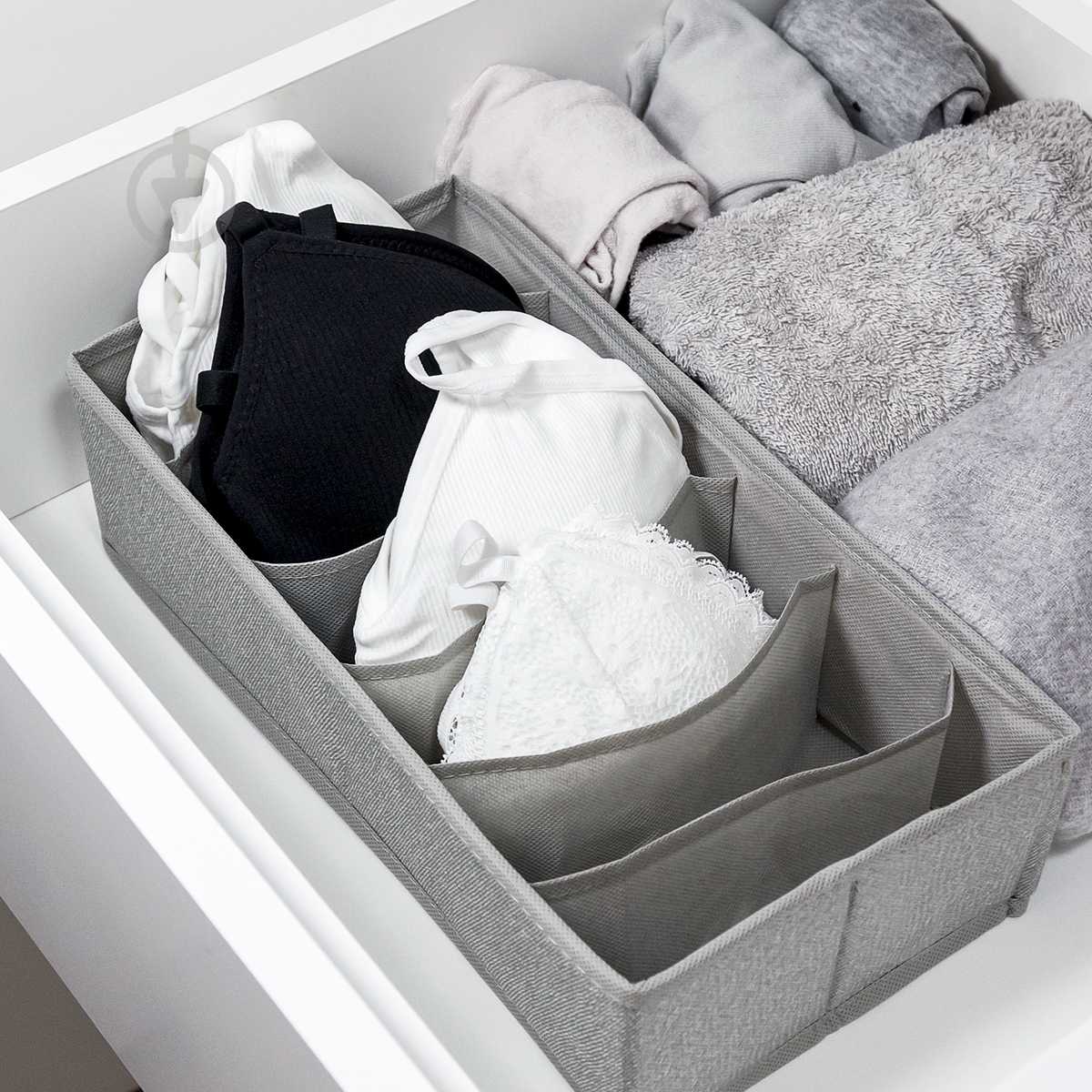 Органайзер MVM TH-09-06 LIGHT GRAY 100x170x330 мм - фото 3