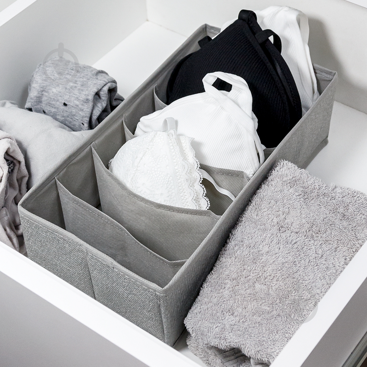 Органайзер MVM TH-09-06 LIGHT GRAY 100x170x330 мм - фото 4