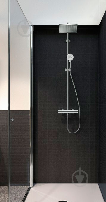 Душевая система Hansgrohe Crometta Е 240 27271000 с термостатом - фото 2 Душевая система Hansgrohe Crometta Е 240 27271000 с термостатом - фото 2