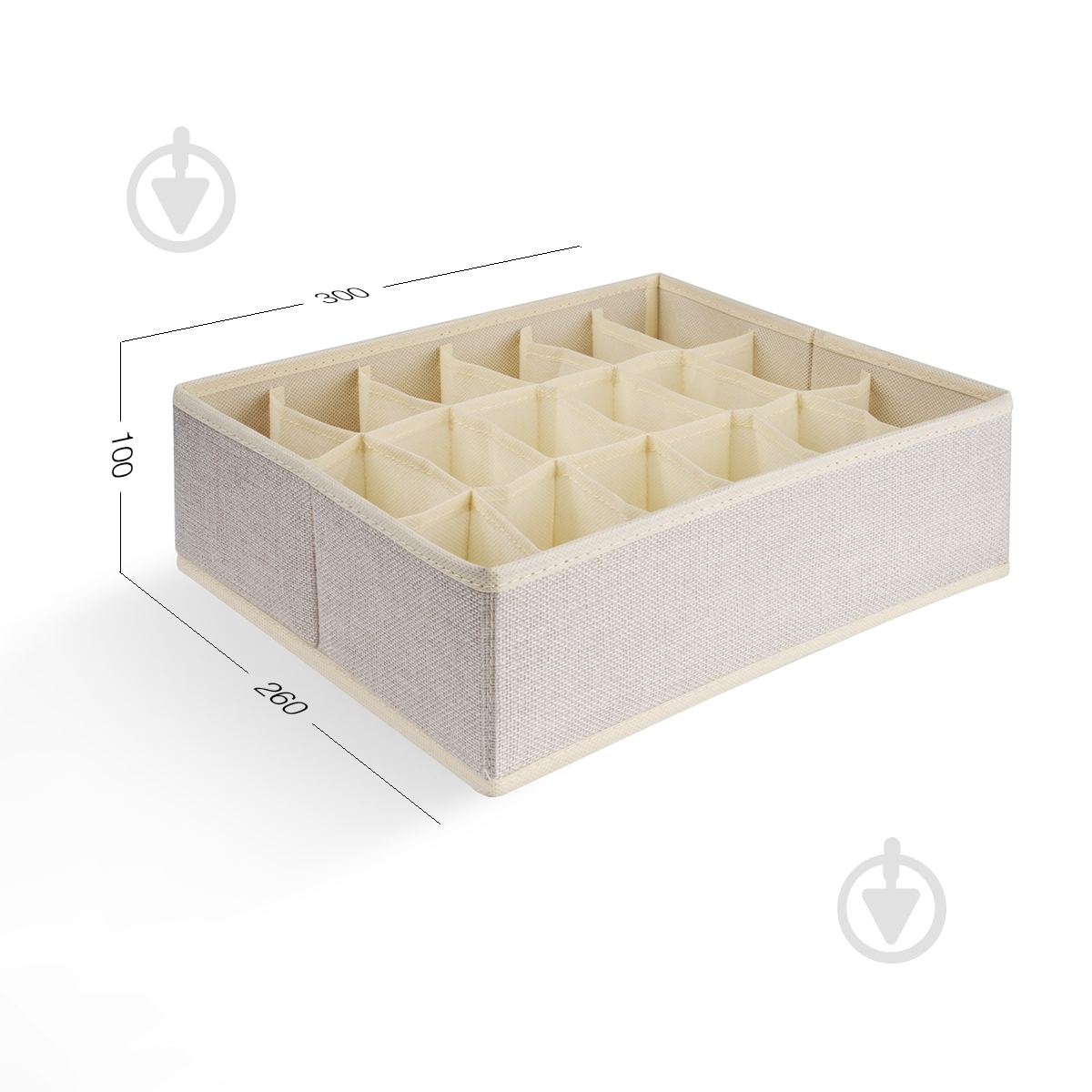 Органайзер MVM TH-09-18 CREAM 100x300x260 мм - фото 2