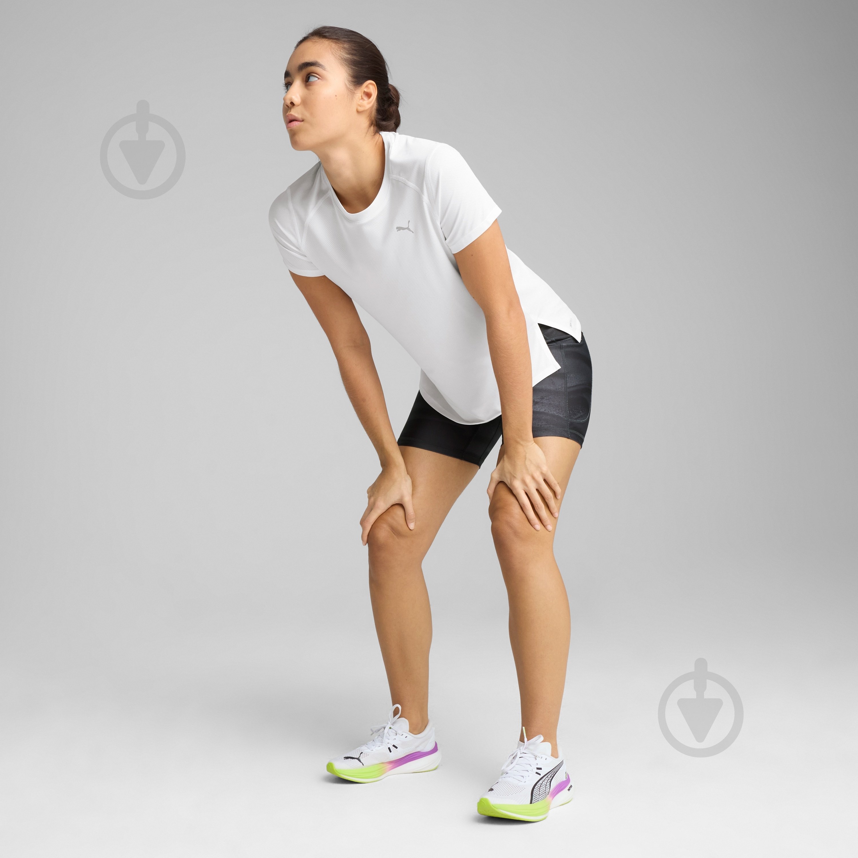 Футболка Puma W RUN GRAPHIC MESH TEE? 52665902 р.XL белый - фото 5 Футболка Puma W RUN GRAPHIC MESH TEE? 52665902 р.XL белый - фото 5