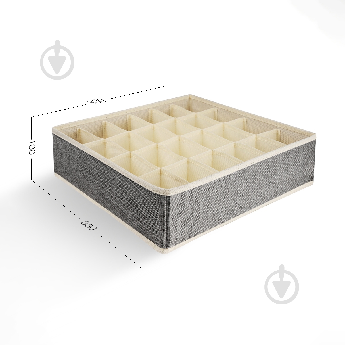 Органайзер MVM TH-09-24 LIGHT GRAY 100x330x330 мм - фото 6